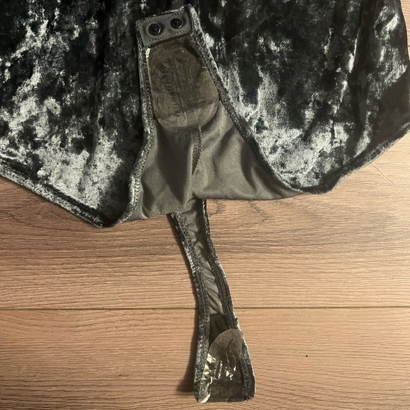 Free People Don’t You Wish‎ Velvet Bodysuit Sunflower Seed - Picture 7 of 8